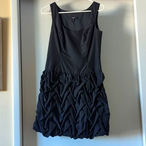Express Drop-waist Bodice Dress with Ruched Skirt